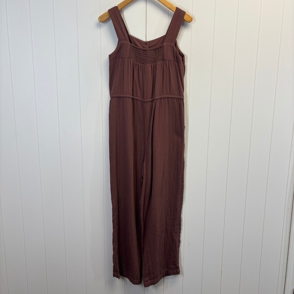 Old Navy Boho Wide Leg Sleeveless Jumpsuit Size S Cottage Minimalist Summer Chic - Picture 2 of 8